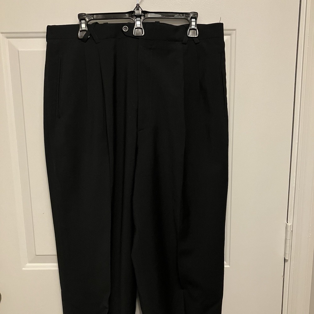 Turbulence par Simon Sebag Sz 36 x 32 100% Wool Men's Navy‎ Blue Vintage Pants